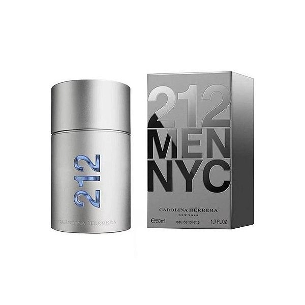 Perfume Masculino Carolina Herrera 212 Men NYC Eau de Toilette 50ml