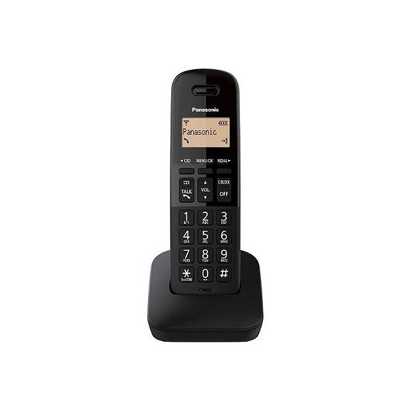 Telefone Sem Fio Panasonic KX-TGB310LAB - Preto - Base Única 110V