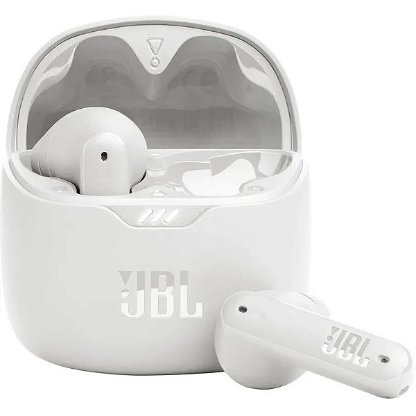 Fone de Ouvido JBL Tune Flex Bluetooth Branco com Cancelamento de Ruído
