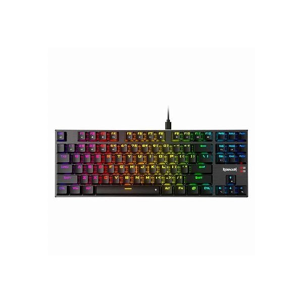 Teclado Mecânico Redragon Dharma TKL KK660 RGB - Preto Azul