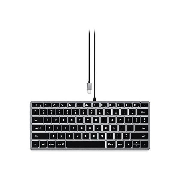 Teclado USB-C Retroiluminado Satechi ST-UCSW1M para Mac - Cinza Espacial