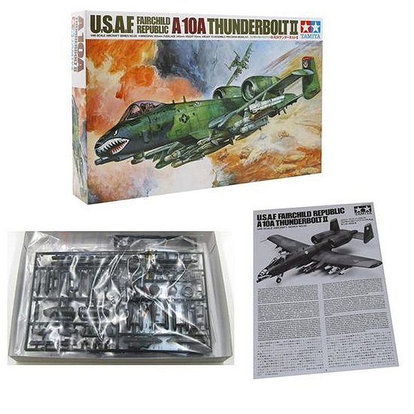 Modelo Plástico Tamiya 1:48 A-10 Thunderbolt II - Kit de Montagem 61028