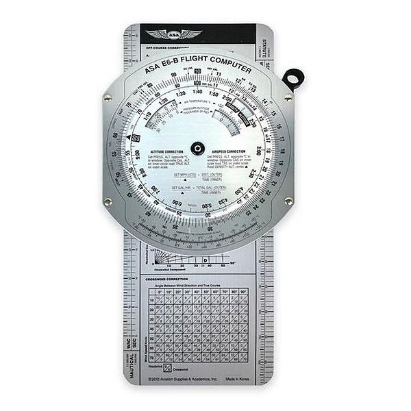 Computador de Vôo Asa E6B em Metal - ASA-E6B