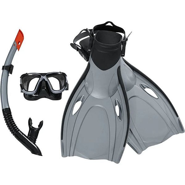 Kit Snorkel e Nadadeiras Hydro-Pro da Bestway