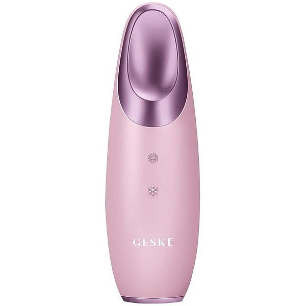 Massageador para Contorno de Olhos GESKE Energizador Ocular 6 em 1 - Cor-de-Rosa
