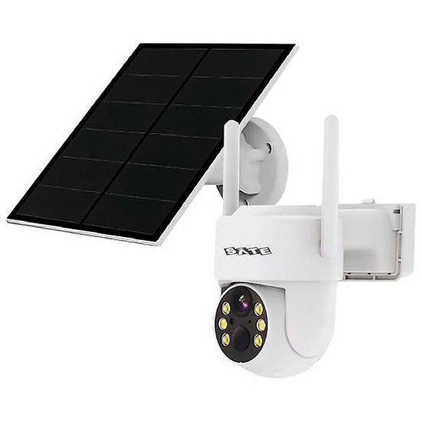 Câmera IP Sate A-CAM007S para Área Externa com Painel Solar e Conexão Wi-Fi
