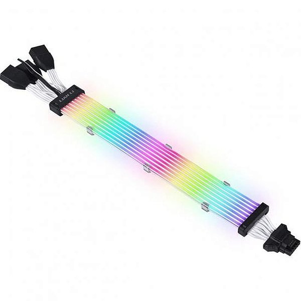Cabo de Extensão Lian Li Strimer Plus V2 3X8PIN - 12 Pinos para PC Gaming