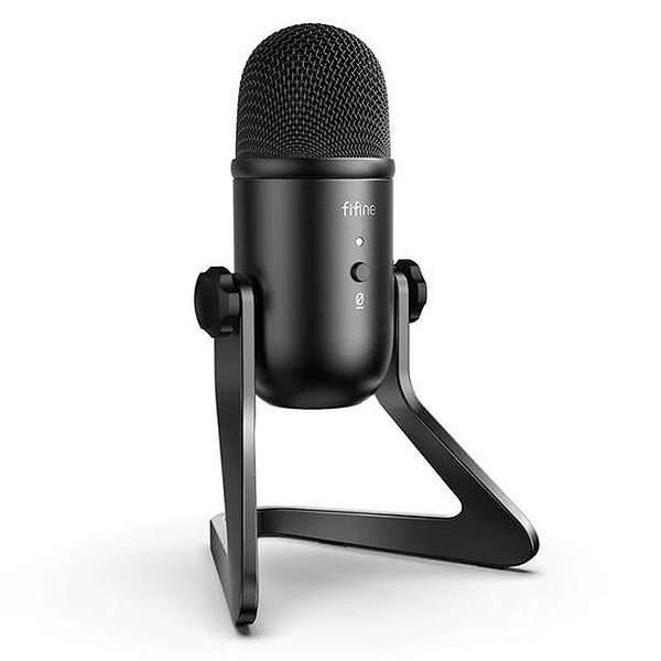 Microfone Condensador USB Fifine K678 - Cardioide - Cor Preto