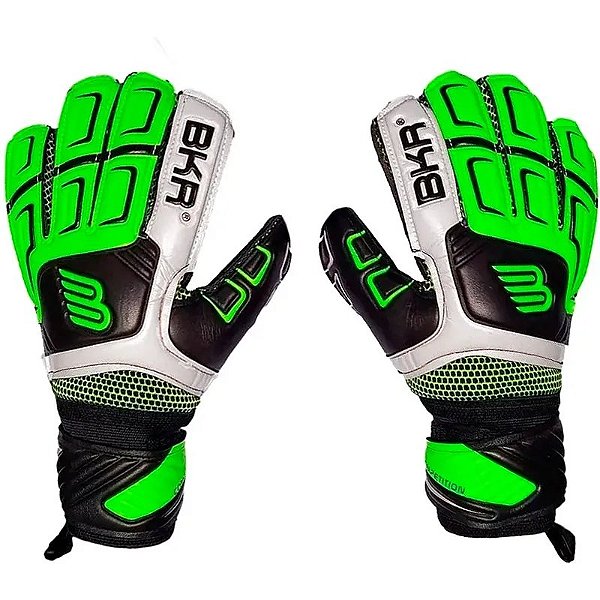 Luva De Goleiro Bkr Competition - Preto E Verde Performance Profissional