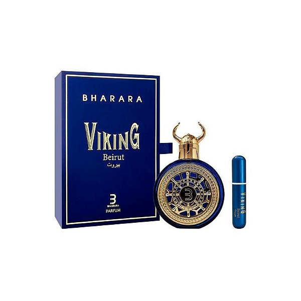 Perfume Bharara Viking Beirut Unissex 100ML - Elegância e Sofisticação em Cada Fragrância