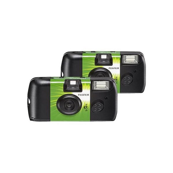 Câmera Fuji Quicksnap Flash 400 - Descartável para Fotos Instantâneas