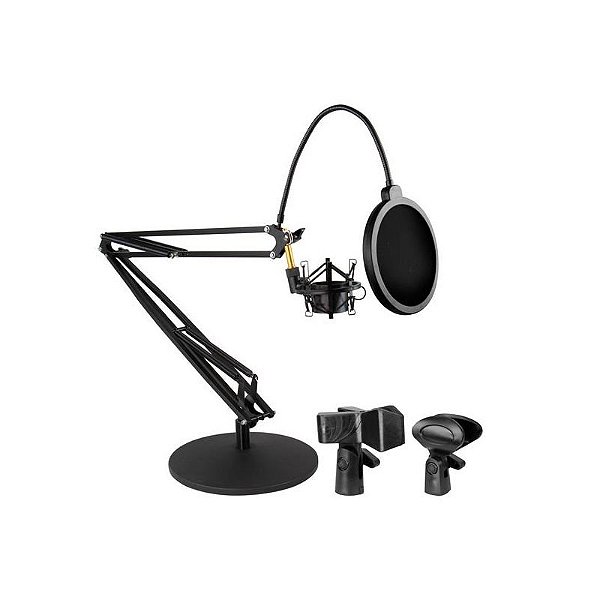Suporte Articulado de Mesa Kool Sound RP-49 para Microfone - Preto