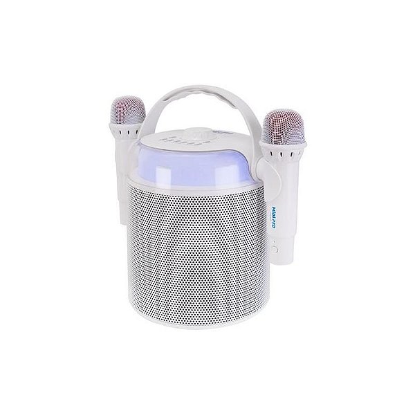 Caixa de Som Midi Pro MDP-2030 - Bluetooth, USB, Aux, SD, 30W com 2 Microfones - Branca