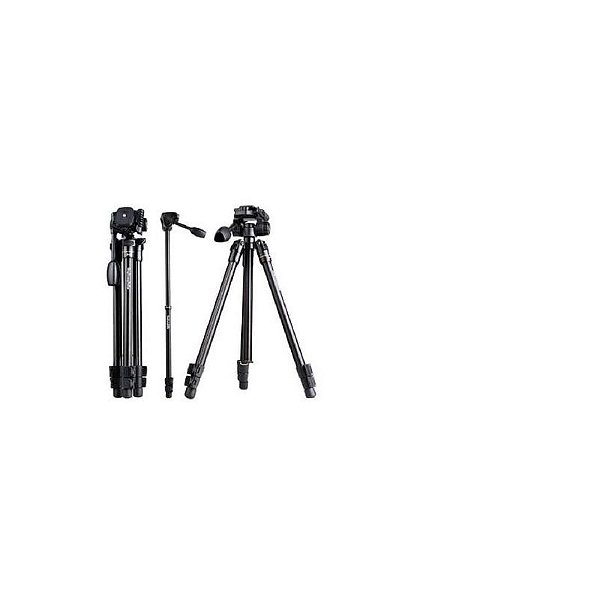 Tripe Compacto QZSD Q109 com Monope para Viagens e Aventuras