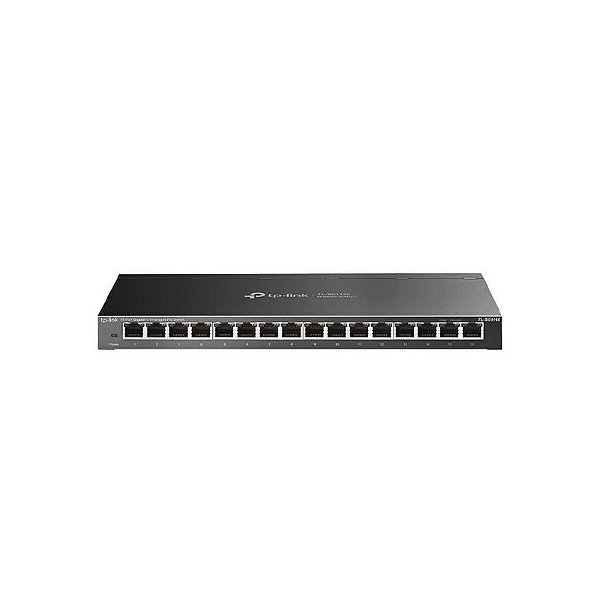 Switch Roteador Tp Link Tl Sg116E Com 16 Portas Ethernet De 10 100 1000 Mbps Pre