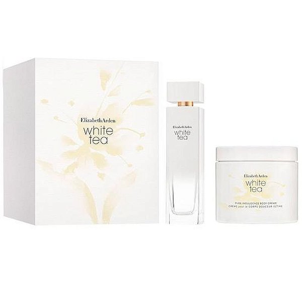 Kit Feminino e.Arden White Tea Perfume 100ML + Hidratante 100ML