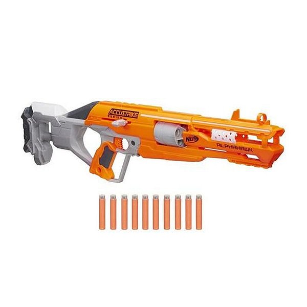 Lançador De Dardos Nerf N-Strike Elite Alphahawk - Hasbro B7784