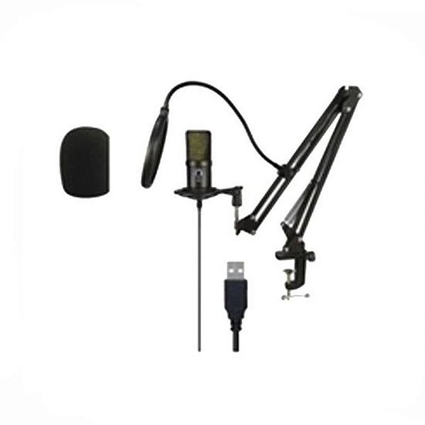 Microfone Profissional Sate A-MK35 para Criadores de Conteúdo e Streaming