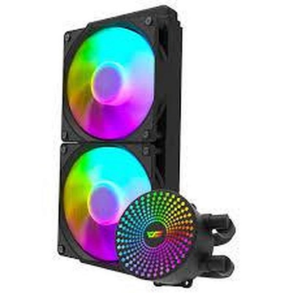 Resfriador de Água Aigo Darkflash DC-240 RGB Iluminado Preto