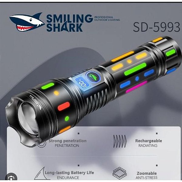 Lanterna LED Tubarão Sorridente SD-5993