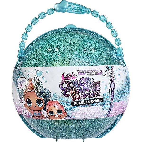 L.O.L Surprise! Pérola Brilhante com Glitter e Efeito de Mudança de Cor