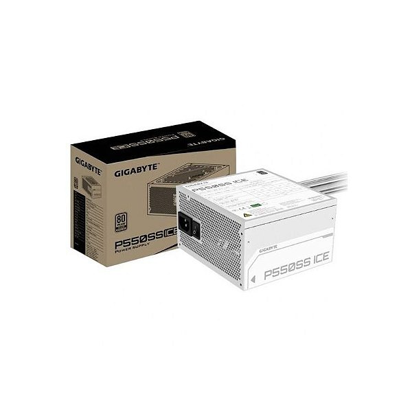 Fonte Gigabyte GP-P550SS 550W 80+Silver Branca ATX 12V 230V EU