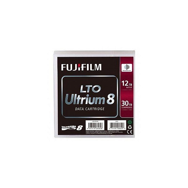 Cartucho de Dados Fujifilm LTO-8 12/30 para Armazenamento Seguro