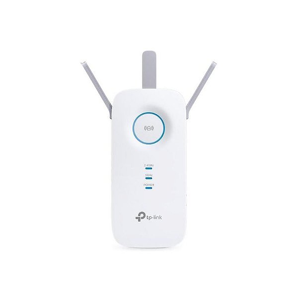 Repetidor de Sinal TP-Link RE550 AC1900 Mesh WiFi Banda Dupla / 3 Antenas - Branco