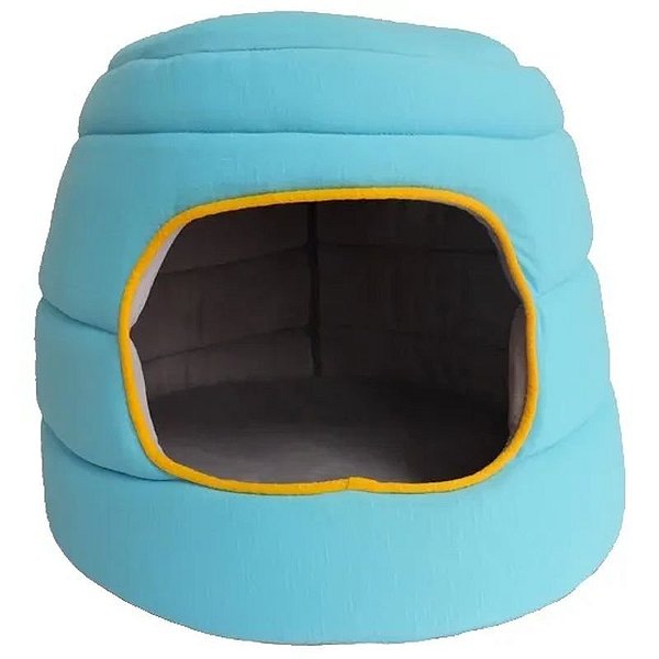 Cama Dome Turquesa para Gato 33x31x15cm - AFP 2742
