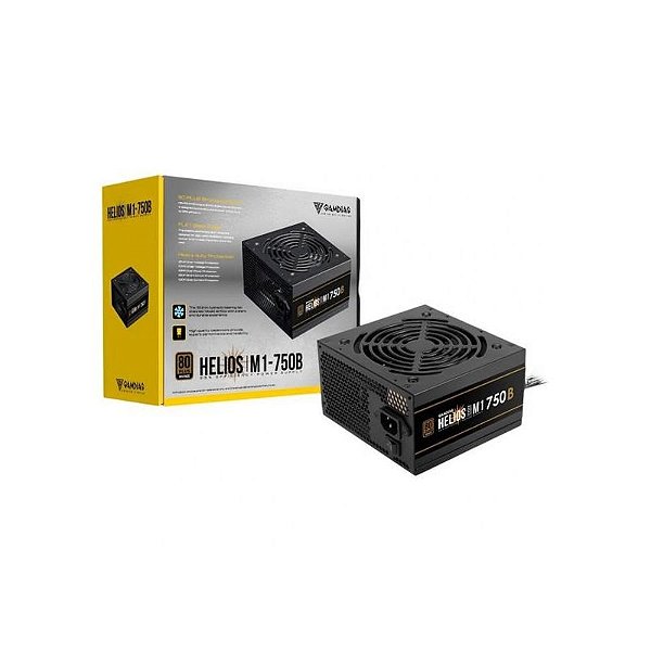Fonte de Alimentação Gamdias Helios M1-550B 550W 80+ Bronze - Preto