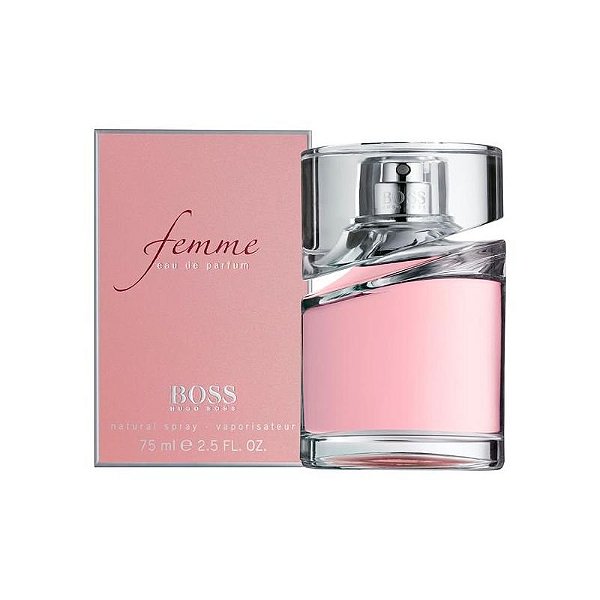 Perfume Hugo Boss Femme Eau de Parfum 75ML - Fragrância Feminina Elegante e Sofisticada