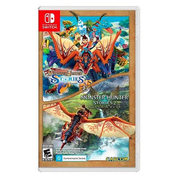 Coleção Jogo Monster Hunter Stories para Nintendo Switch - Aventura Épica