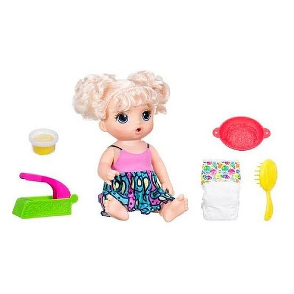 Boneca Baby Alive Loira Adora Macarrão - Hasbro C0963