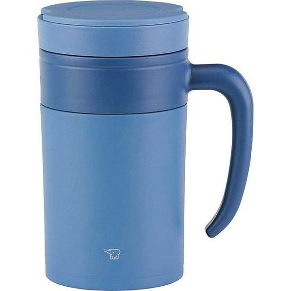 Garrafa Térmica Zojirushi Com Infusor Duplo E Filtro 480Ml Azul