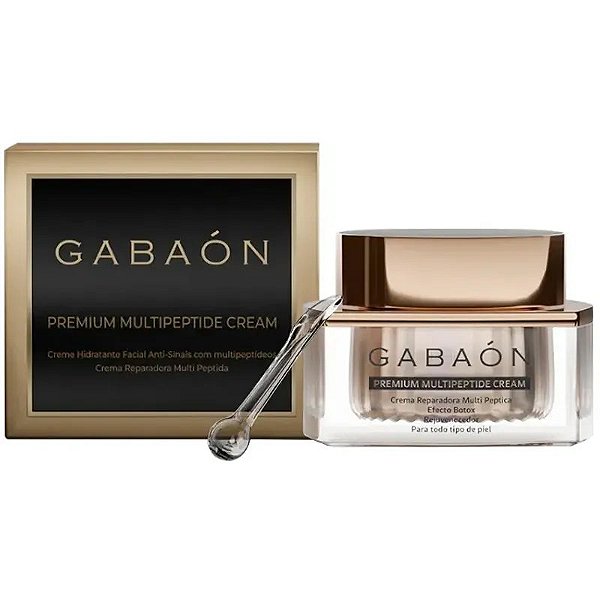 Creme Hidratante Premium Gabaón com Multipeptídeos - 50mL para Pele Radiante