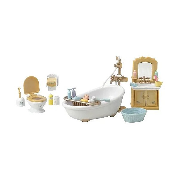 Conjunto de Acessórios para Banheiro Sylvanian Families - Epoch 5286