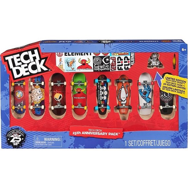 Pacote Comemorativo dos 25 Anos Tech Deck - Spin Master - 6067138