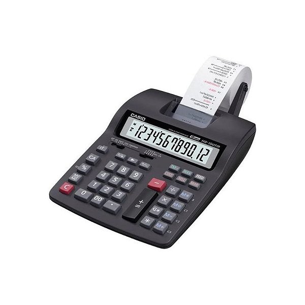 Calculadora Financeira Casio HR-150RC com Impressão em Bobina - Preto