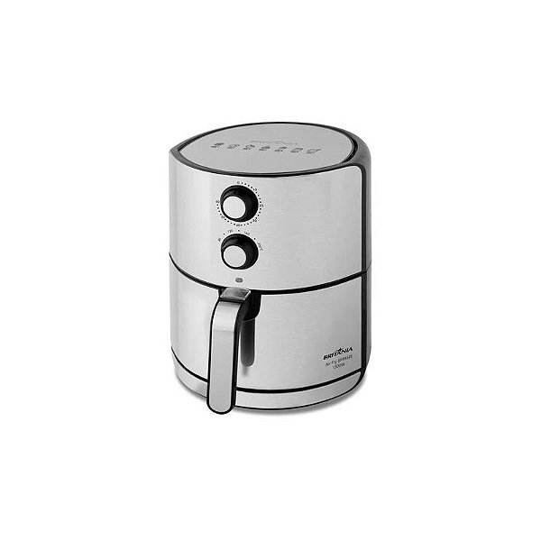 Fritadeira Elétrica Air Fryer Britânia 1500W - 4.6L - Prata - 110V/60HZ