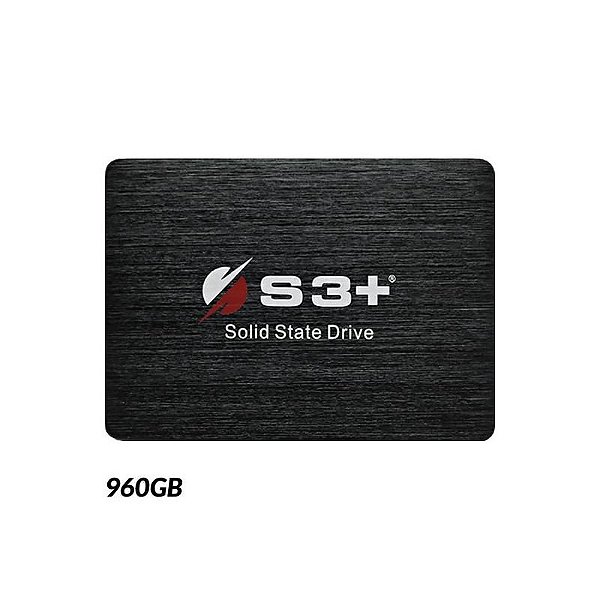 SSD 2.5 S3+ 960GB - Leitura 562MB/s - Alta Performance - Preto