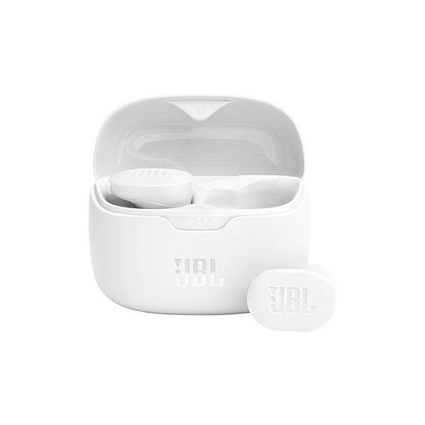 Fone de Ouvido Bluetooth JBL Tune Buds Zero Noise Branco - IP54 com Microfone