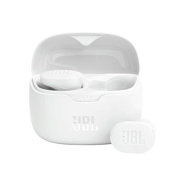 Fone de Ouvido Bluetooth JBL Tune Buds Brancos - Qualidade de Som Superior