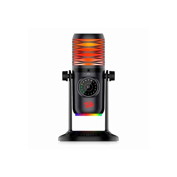 Microfone Condensador Redragon GM306 Stellaris 20KHz - Preto Professional