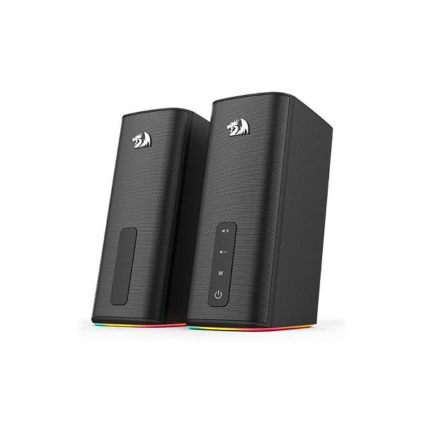 Caixa de Som Redragon GS814 Connie RGB Bluetooth - Preto para Gamers