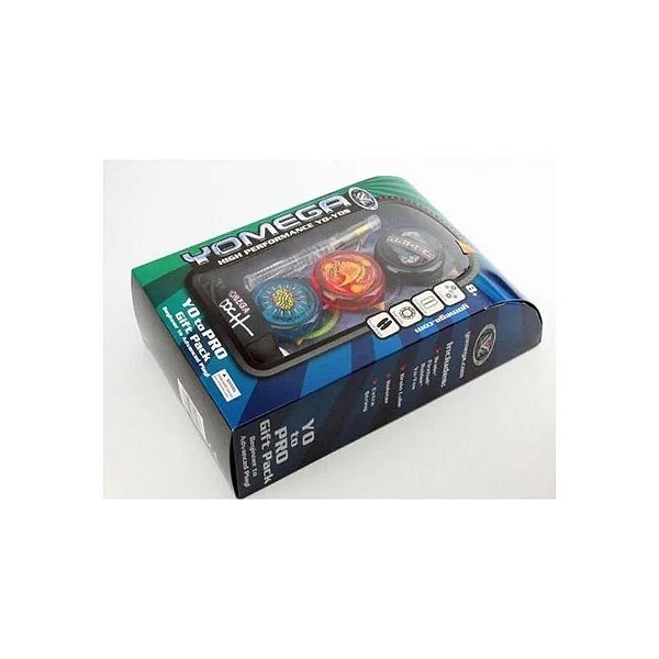 Yomega Conjunto 3 Peças Yoyo (Brain/Firebl/Raider)