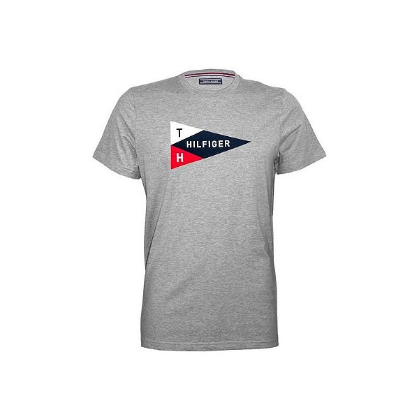 Camiseta Perfume Tommy Hilfiger Masculino Mw0Mw03569 501 Xl Cinza