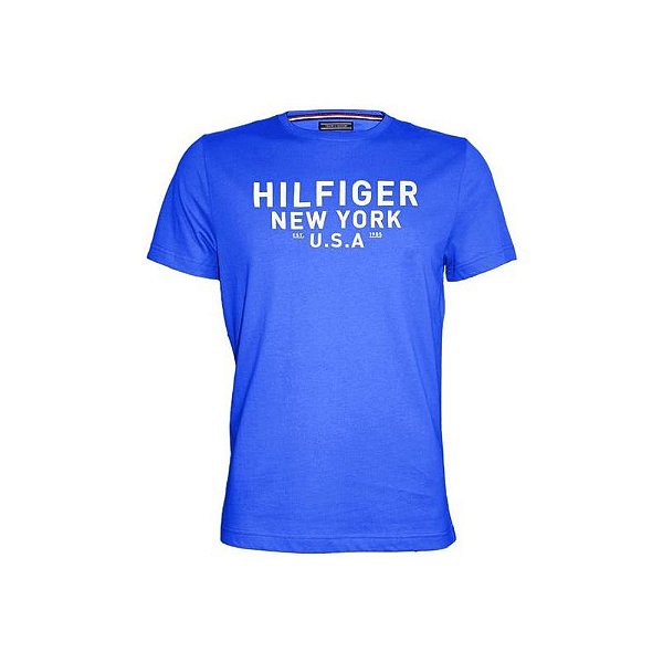 Camiseta Perfume Tommy Hilfiger Masculino Mw0Mw03573 491 Áudio M Azul