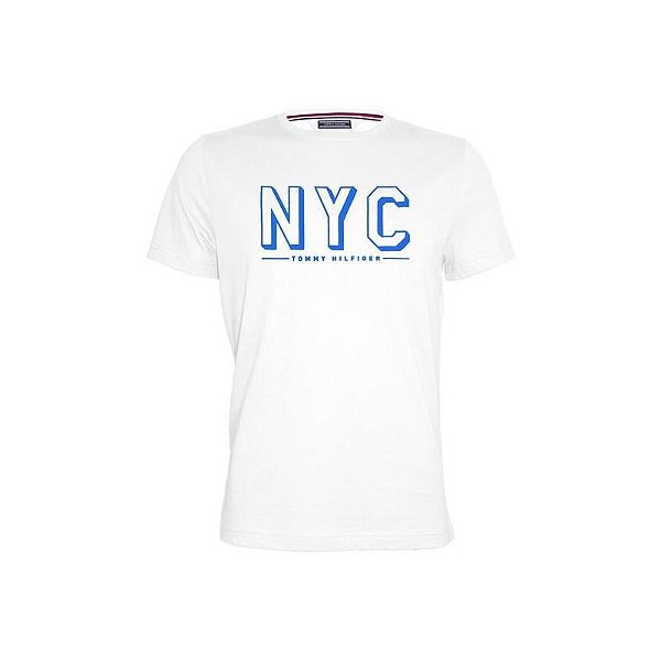 Camiseta Perfume Tommy Hilfiger Masculino Mw0Mw03576 112 Áudio M Branco