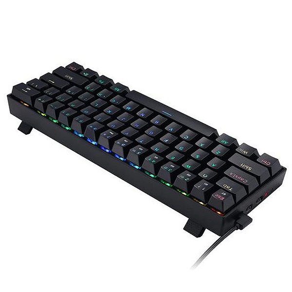 Teclado Mecânico Redragon K530 RGB Draconic Preto