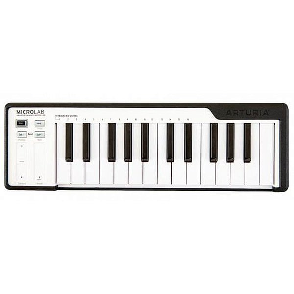 Teclado Controlador Arturia Microlab 25 Teclas - Edição Black